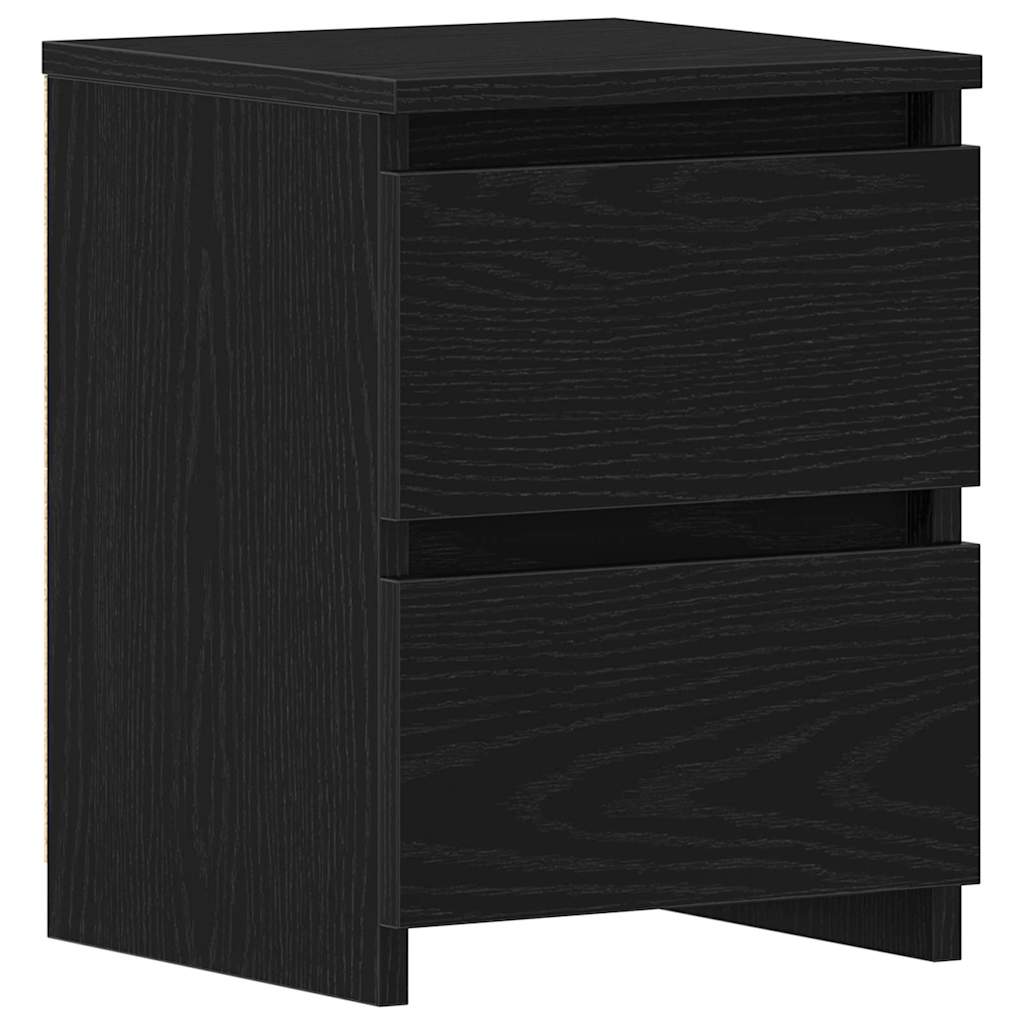 Cabinet de chevet Chêne noir 30 x 30 x 40 cm Bois d'ingénierie