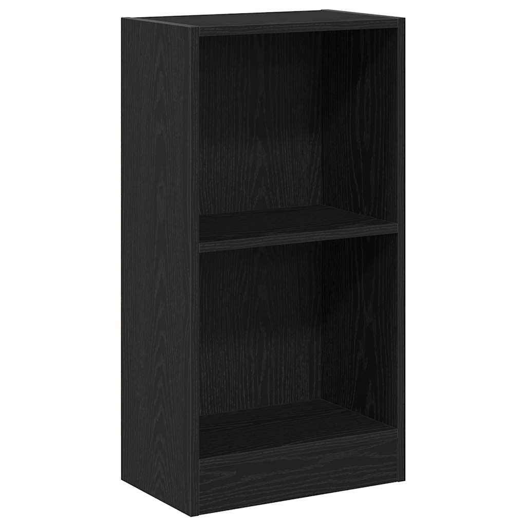 Bibliothèque chêne noir 40x24x76 cm bois d'ingénierie - XIOS
