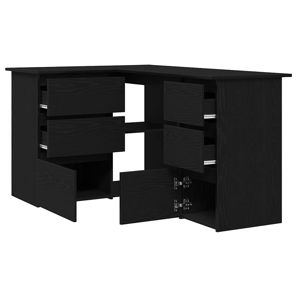 Bureau Chêne noir Bois d'ingénierie 145 x 100 x 76 cm