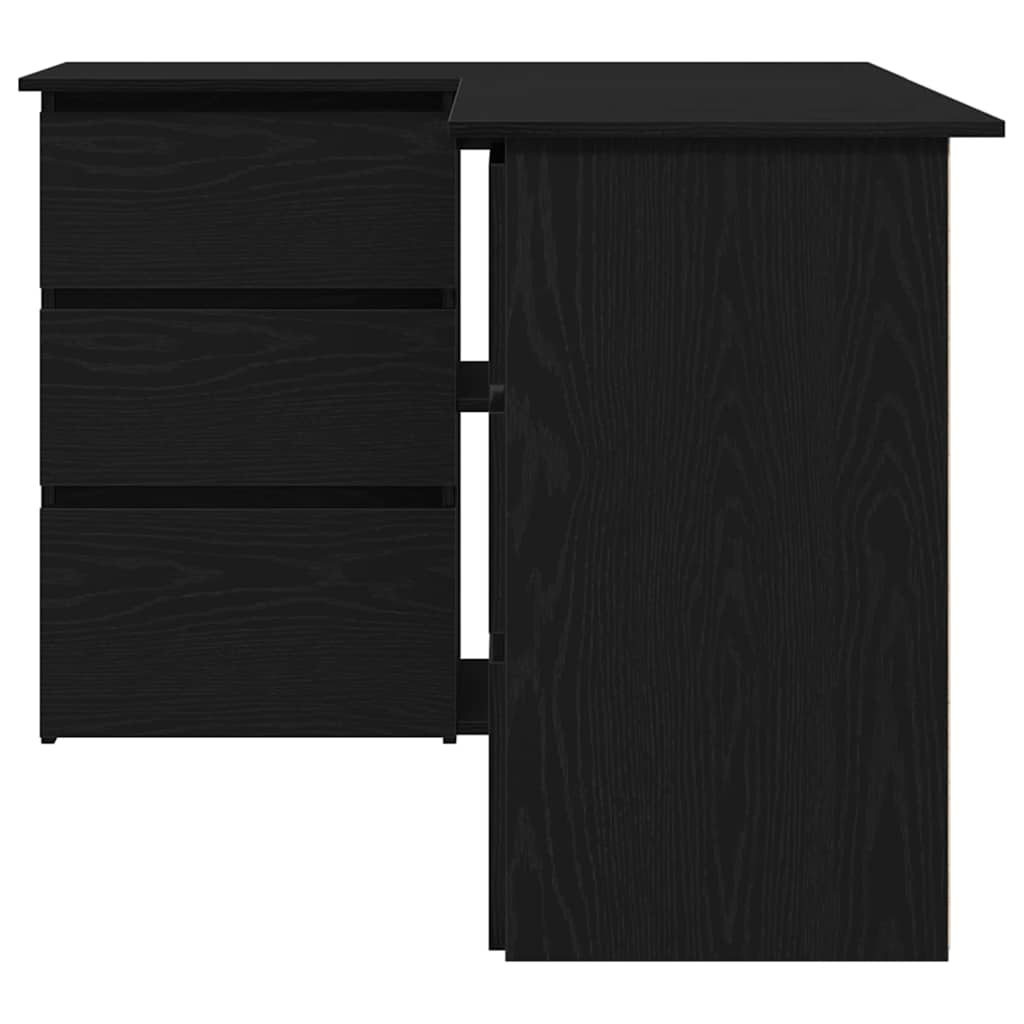 Bureau Chêne noir Bois d'ingénierie 145 x 100 x 76 cm