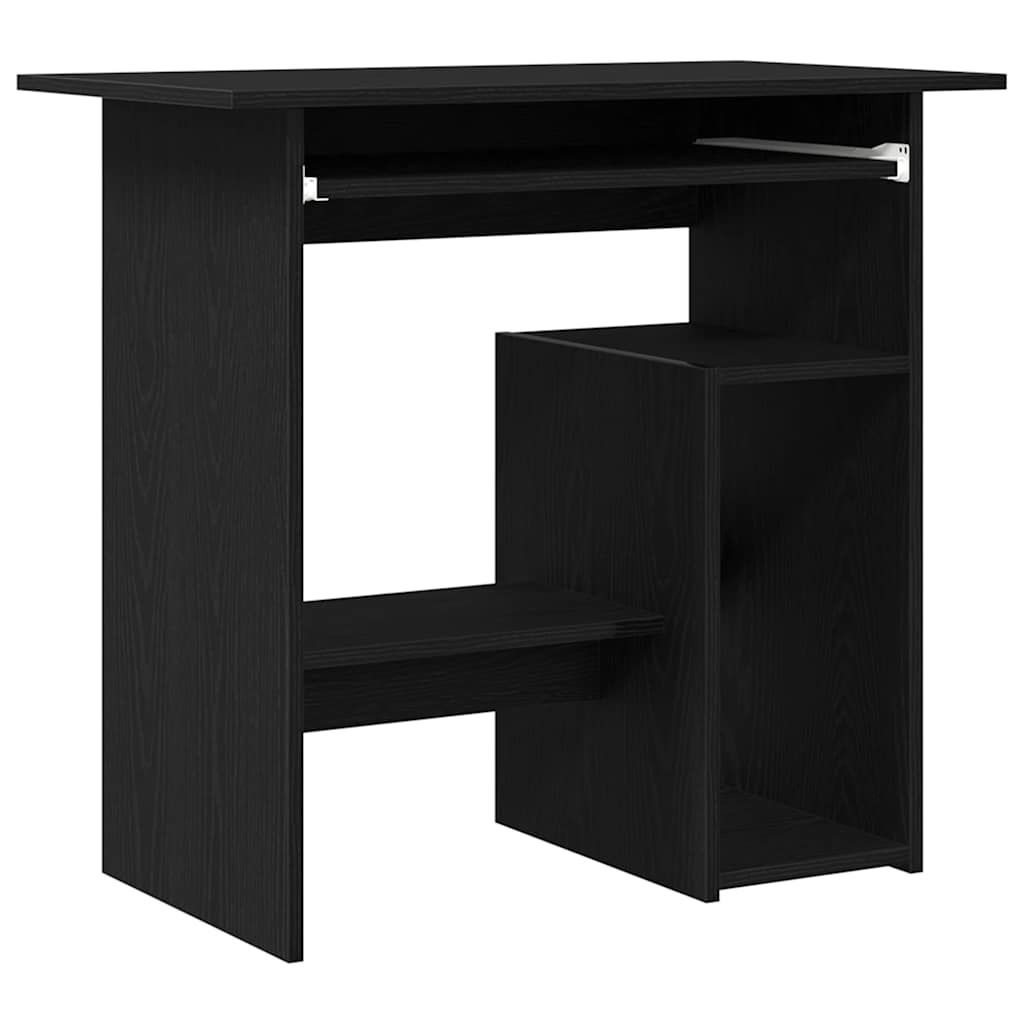 Bureau chêne noir 80x45x74 cm bois d'ingénierie - XIOS