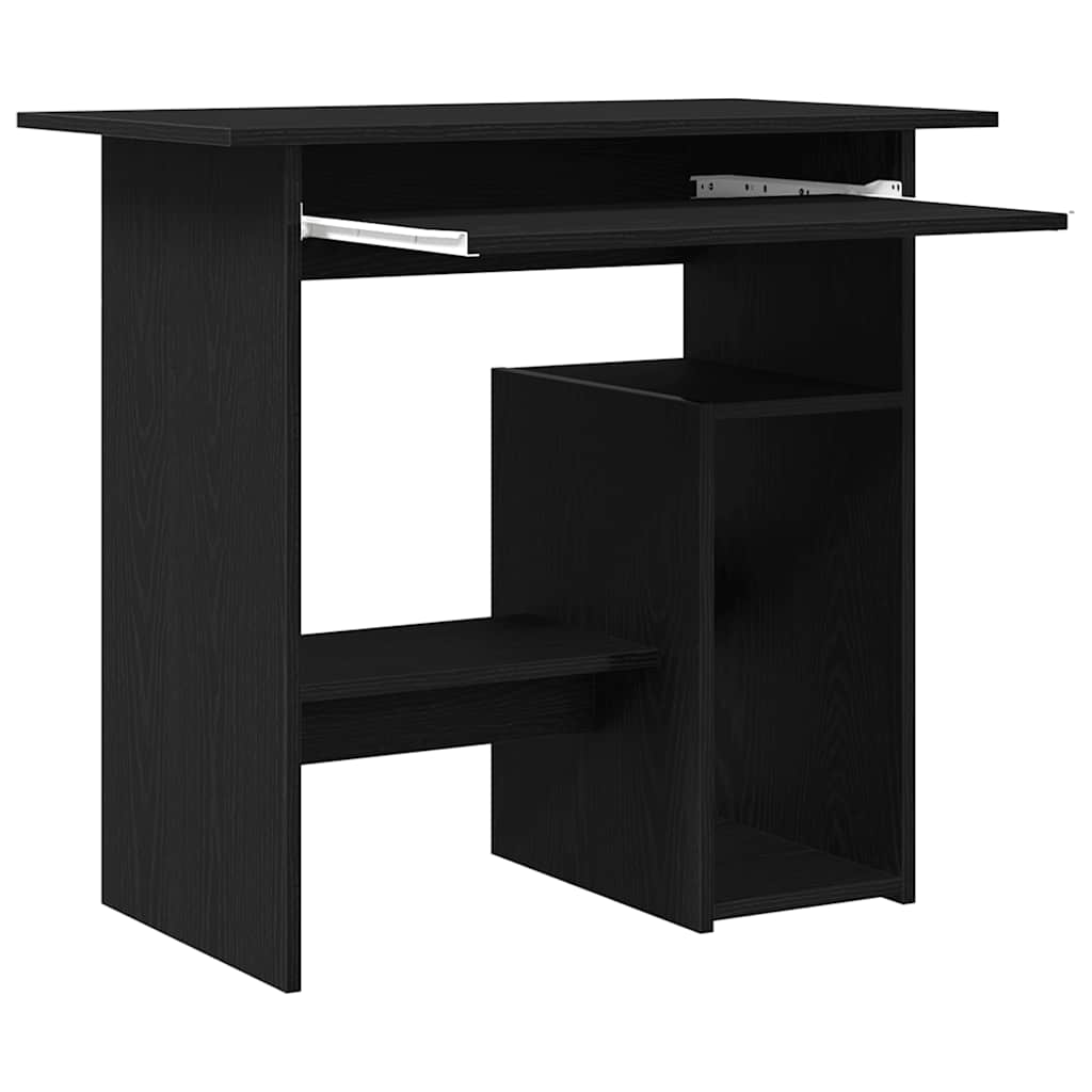 Bureau chêne noir 80x45x74 cm bois d'ingénierie - XIOS