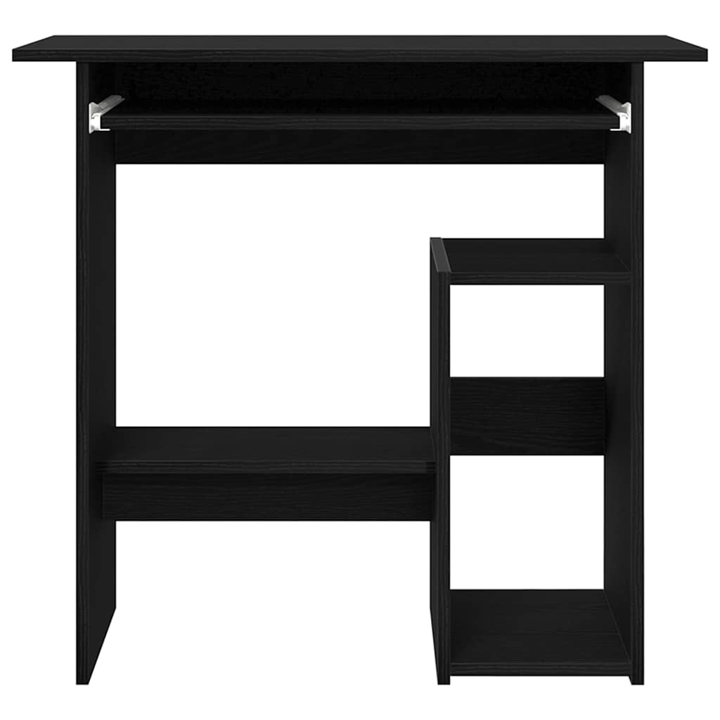 Bureau chêne noir 80x45x74 cm bois d'ingénierie - XIOS