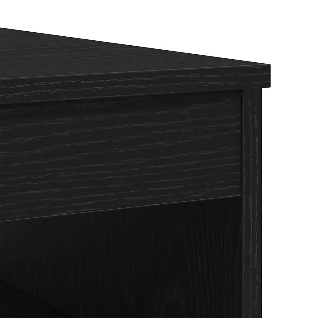 Meuble à tiroirs en chêne noir 40x50x76 cm bois d'ingénierie - XIOS