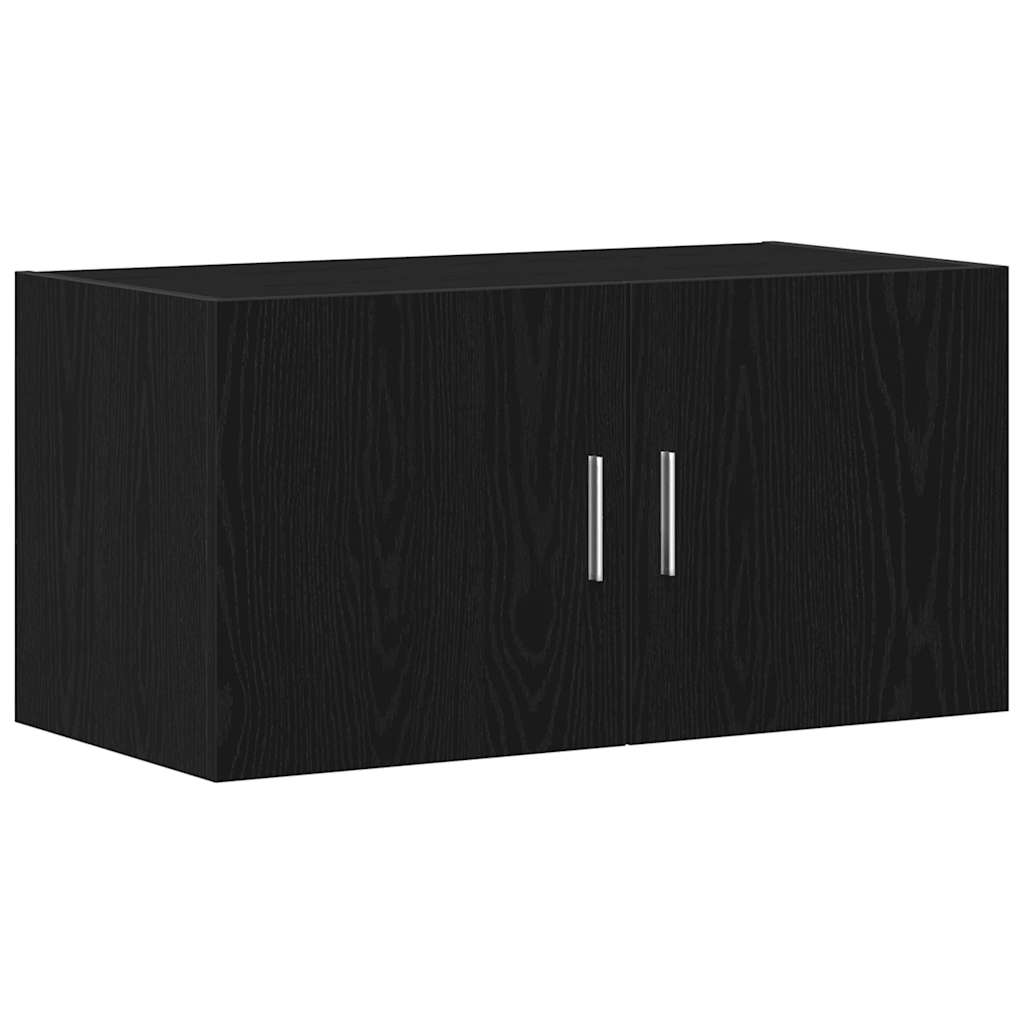 Armoire murale chêne noir 80x39x40 cm bois d'ingénierie - XIOS