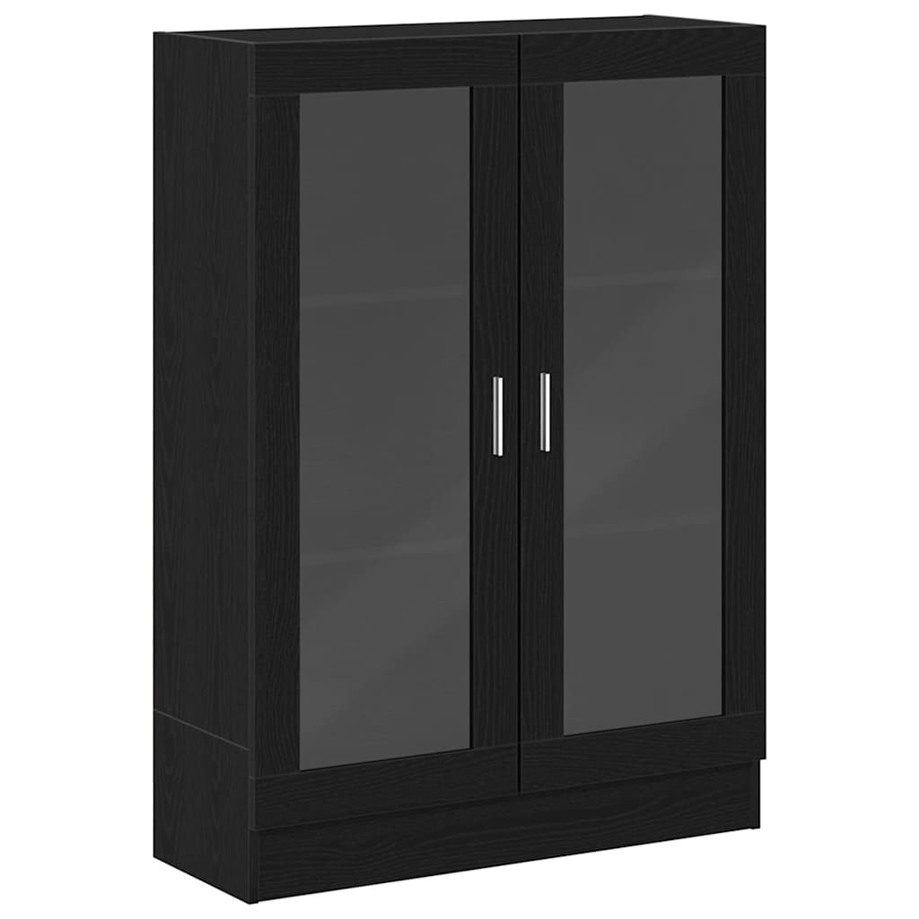 Bibliothèque chêne noir 82,5x30,5x115 cm bois d'ingénierie - XIOS