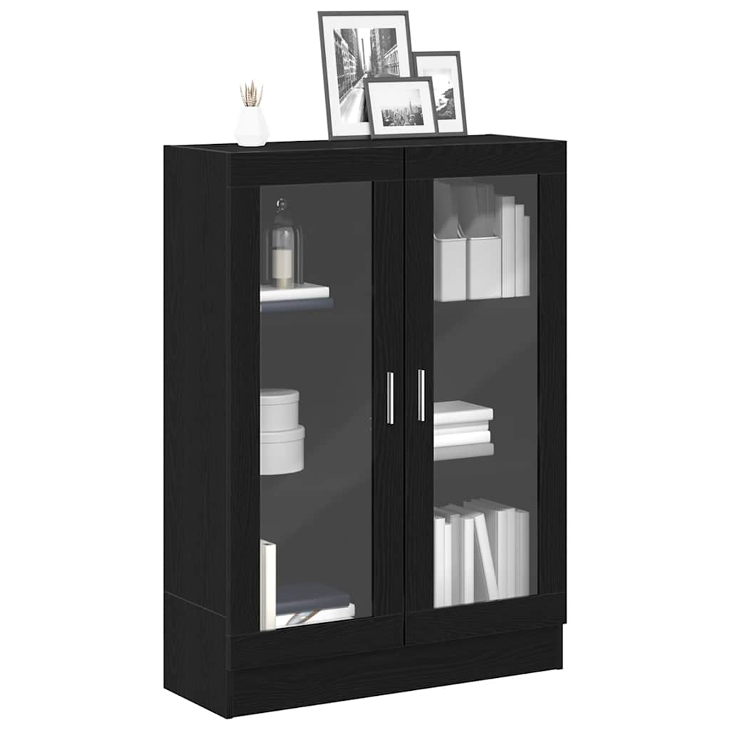Bibliothèque chêne noir 82,5x30,5x115 cm bois d'ingénierie - XIOS