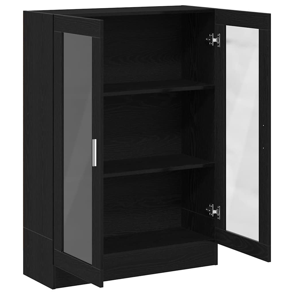Bibliothèque chêne noir 82,5x30,5x115 cm bois d'ingénierie - XIOS