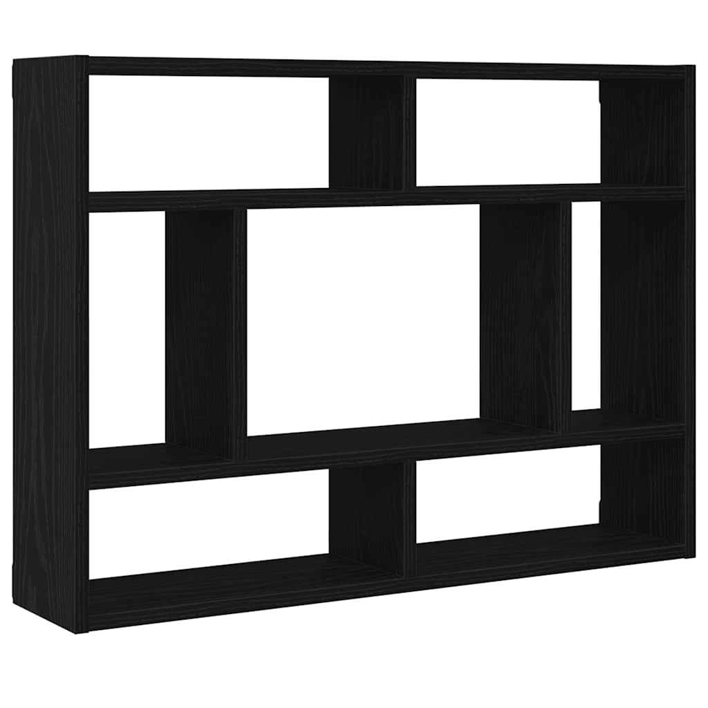 Étagère murale Chêne noir 75x16x55 cm Bois d'ingénierie - XIOS