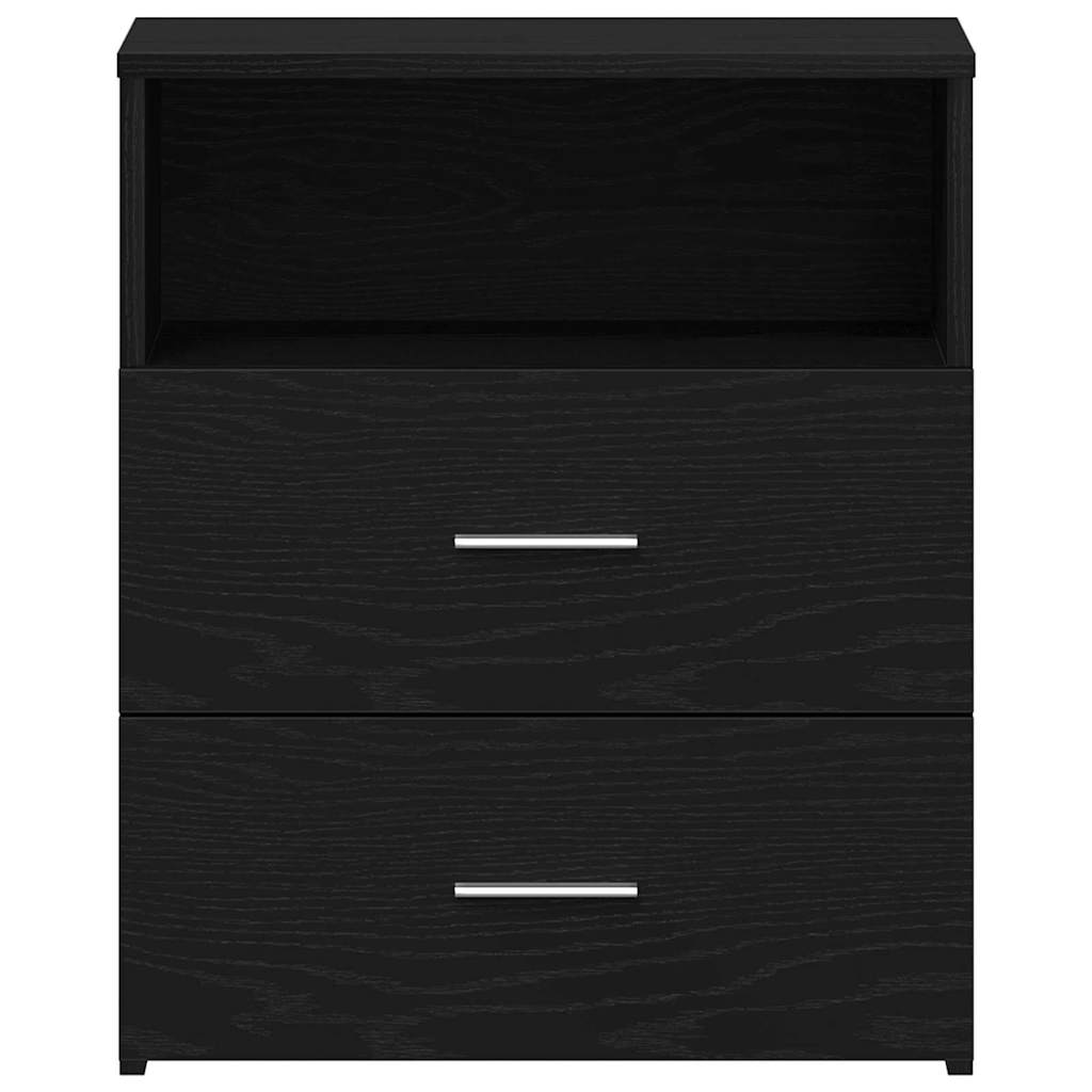 Table de nuit 2 pcs Chêne noir 50 x 32 x 60cm Bois d'ingénierie - XIOS