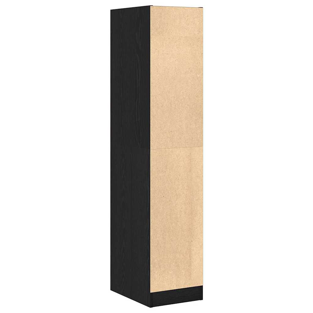 Armoire d'apothicaire Chêne noir 30x41x144,5 cm Bois d'ingénierie - XIOS