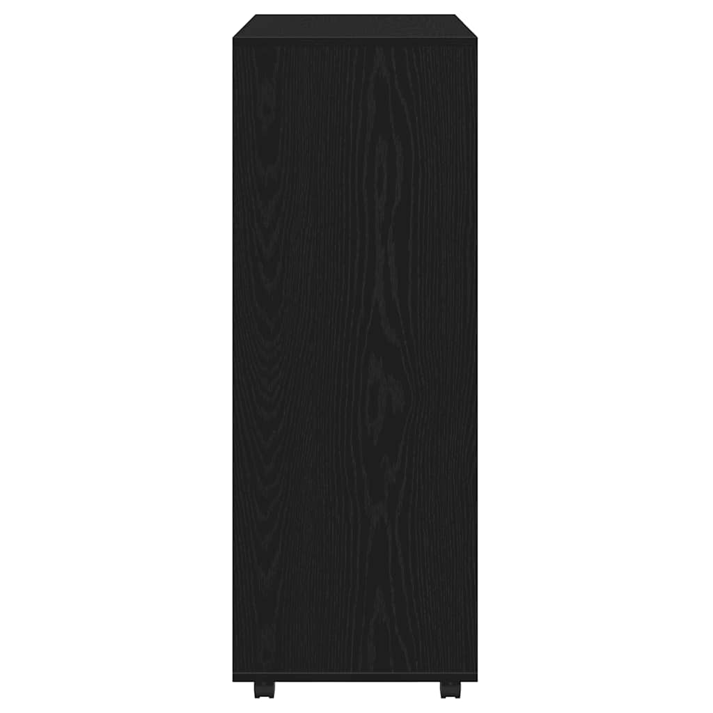 Armoire en chêne noir 80x40x110 cm Bois d'ingénierie - XIOS