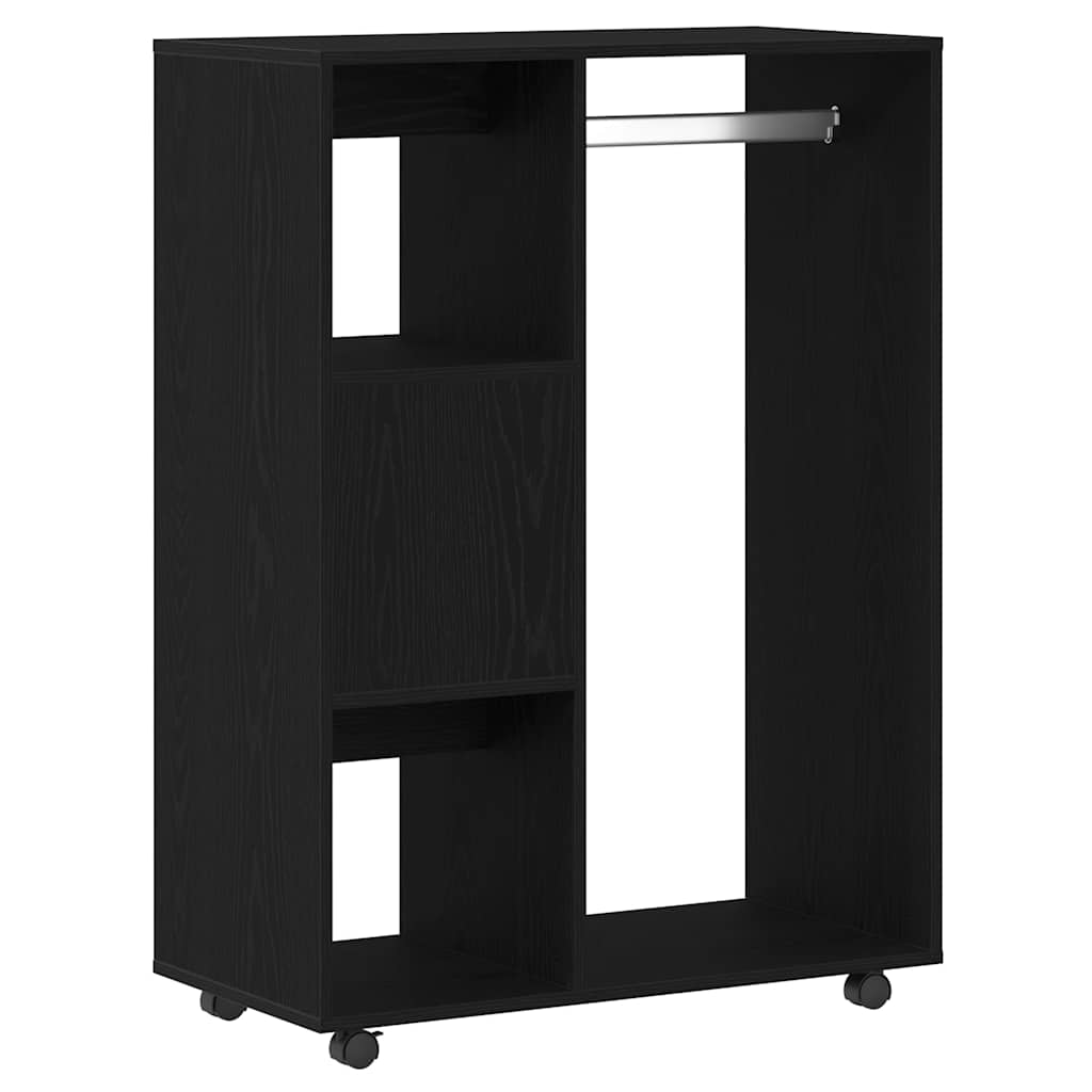 Armoire en chêne noir 80x40x110 cm Bois d'ingénierie - XIOS