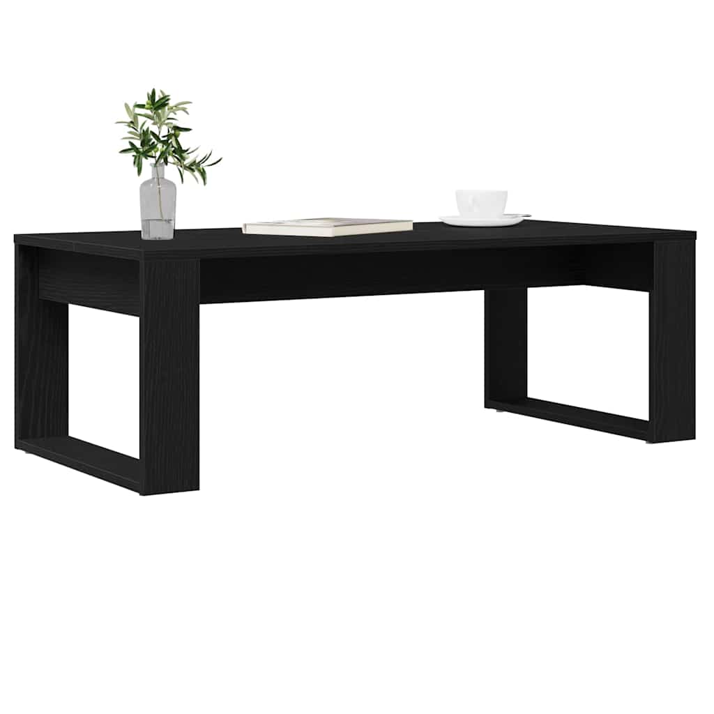 Table Basse Chêne noir 102 x 50 x 35 cm Bois d'ingénierie - XIOS