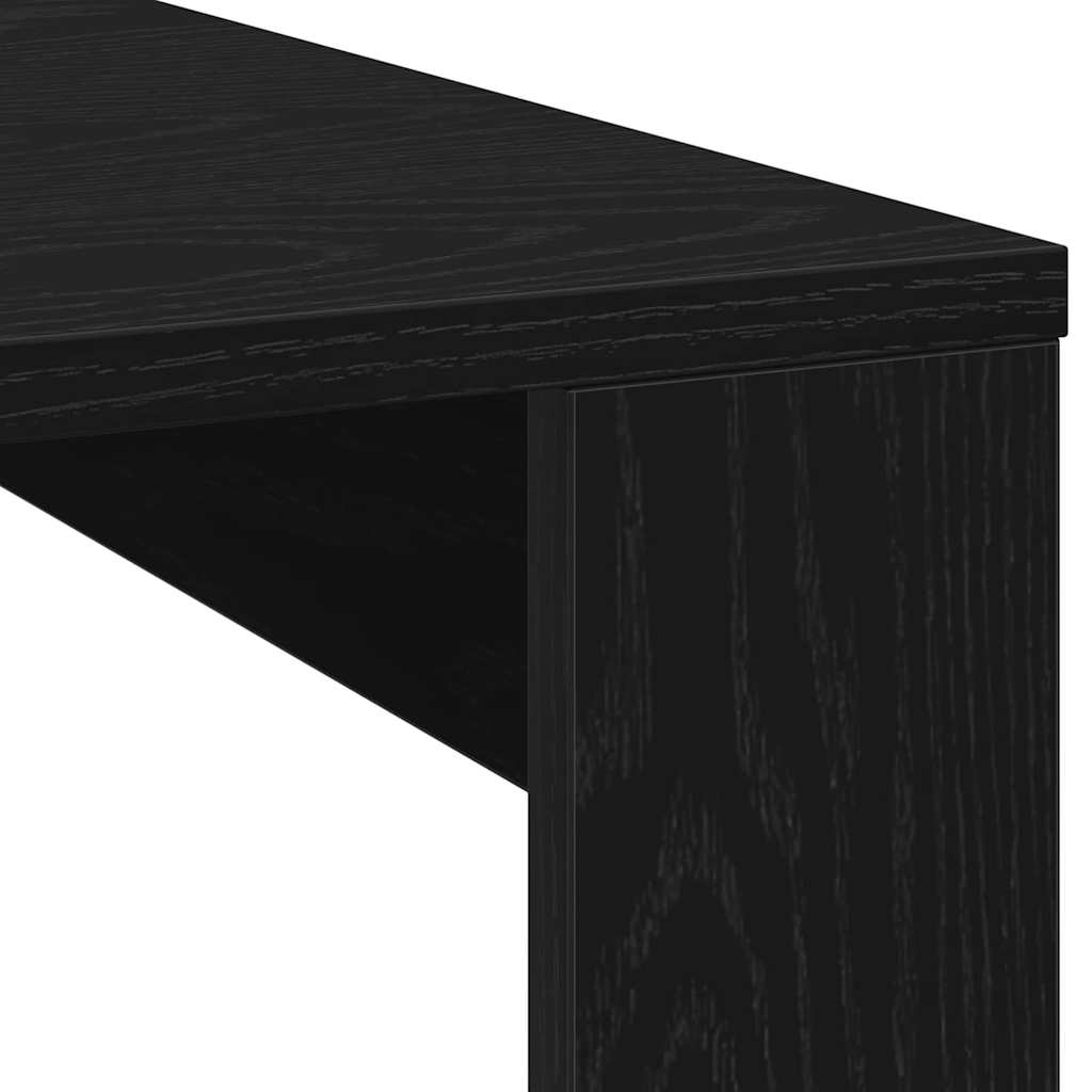 Table basse Chêne noir 100 x 100 x 35 cm Bois d'ingénierie - XIOS