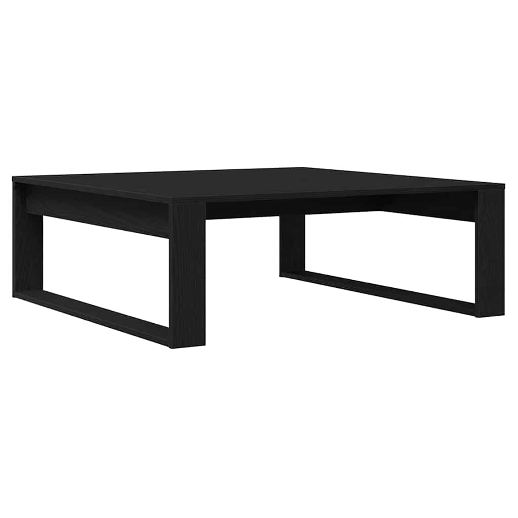 Table basse Chêne noir 100 x 100 x 35 cm Bois d'ingénierie - XIOS