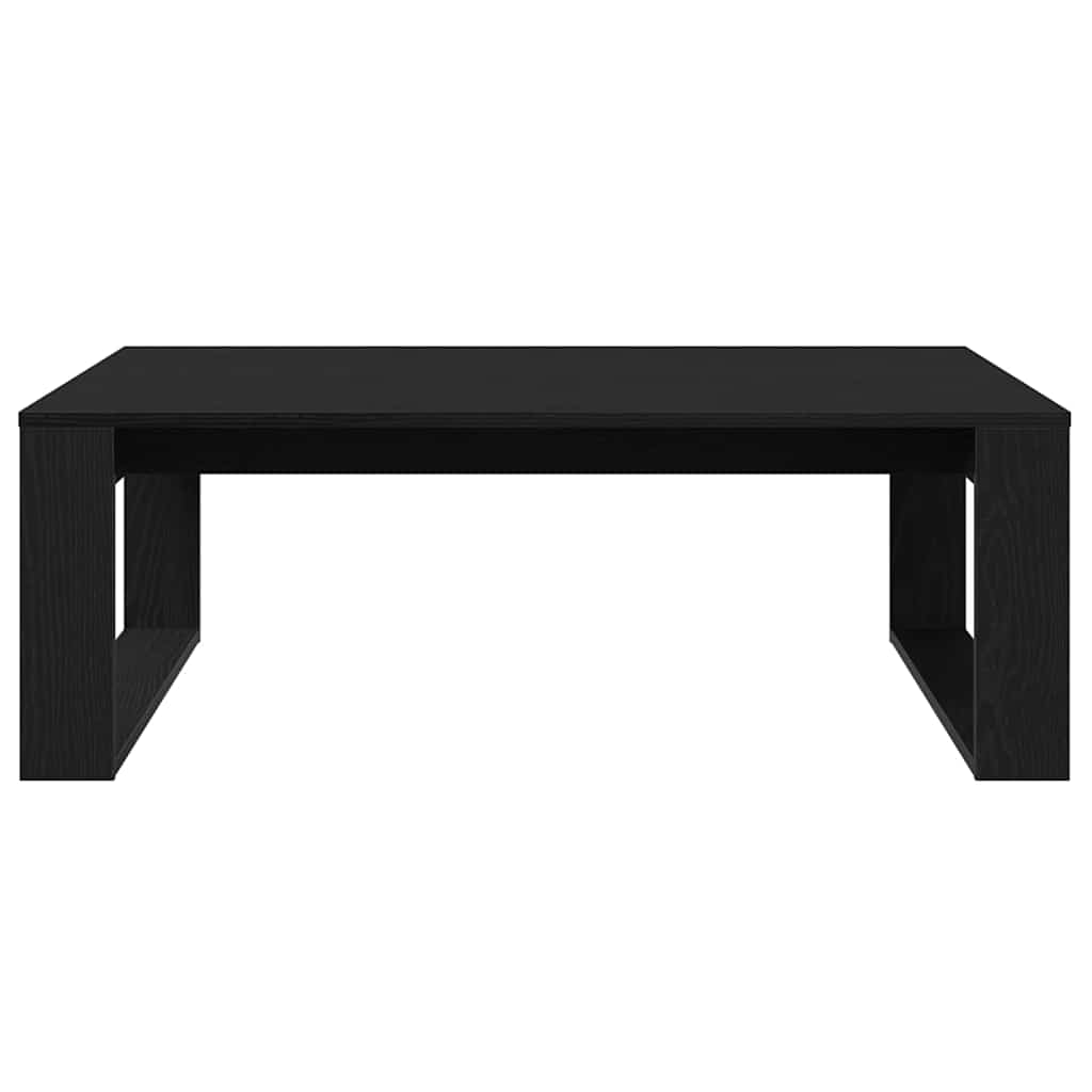 Table basse Chêne noir 100 x 100 x 35 cm Bois d'ingénierie - XIOS
