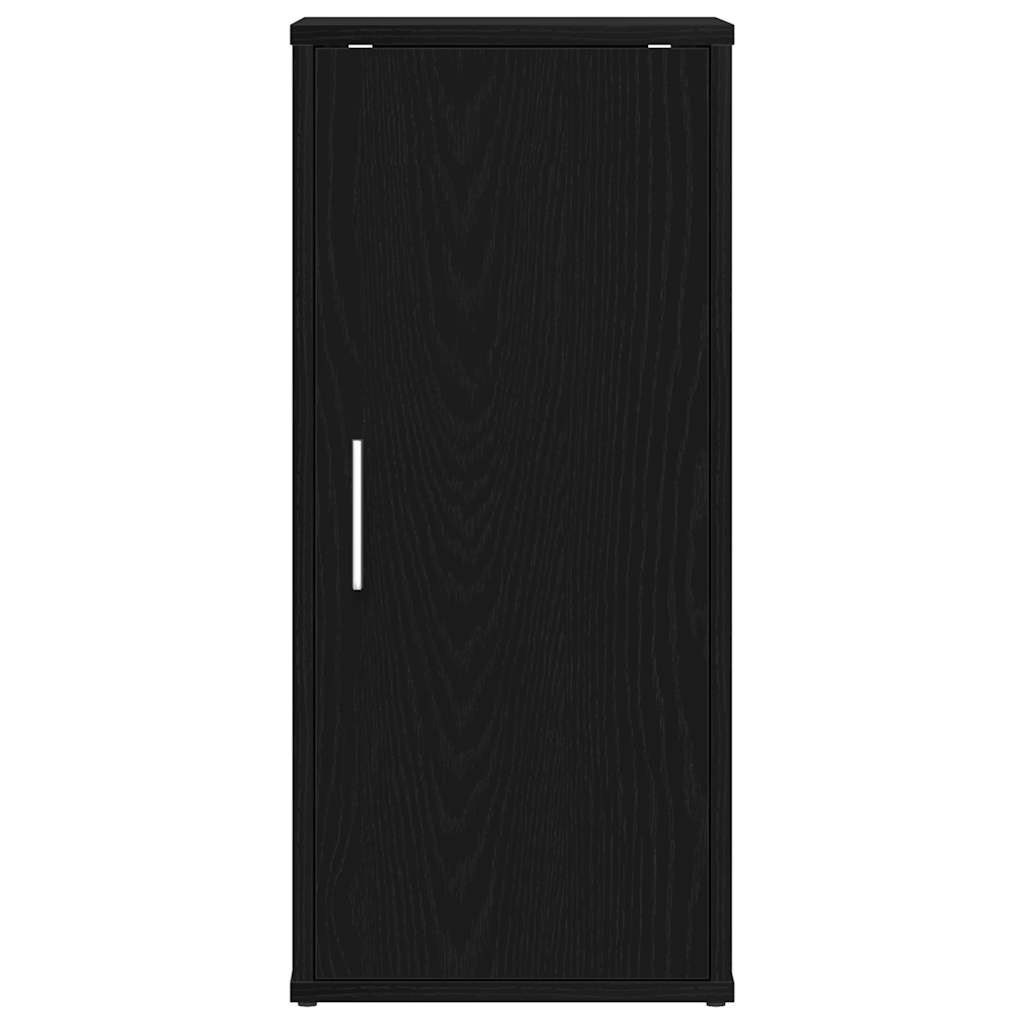 Armoire à chaussures chêne noir 32x35x70 cm bois ingénierie - XIOS