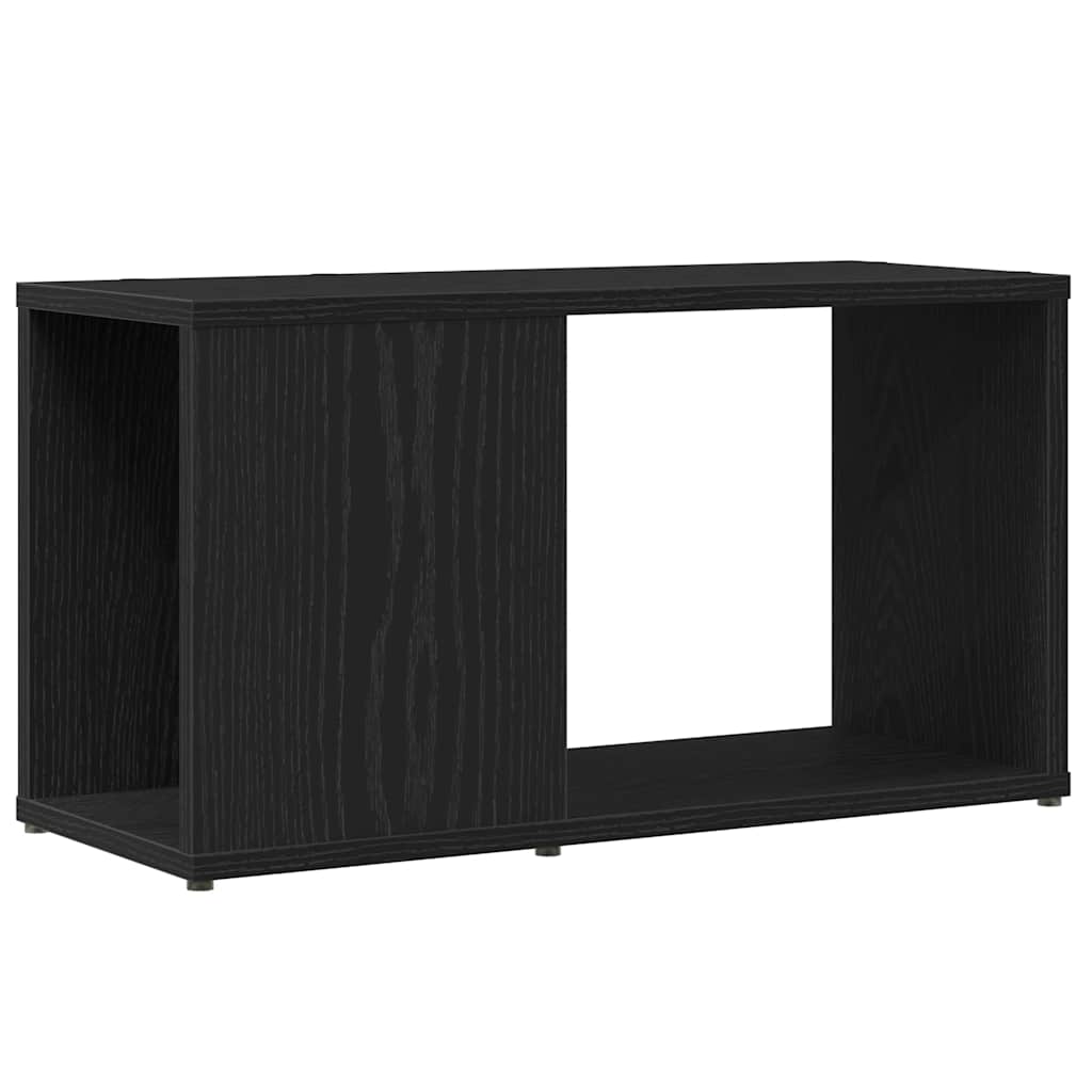 Meuble TV chêne noir 60x24x32 cm bois d'ingénierie - XIOS