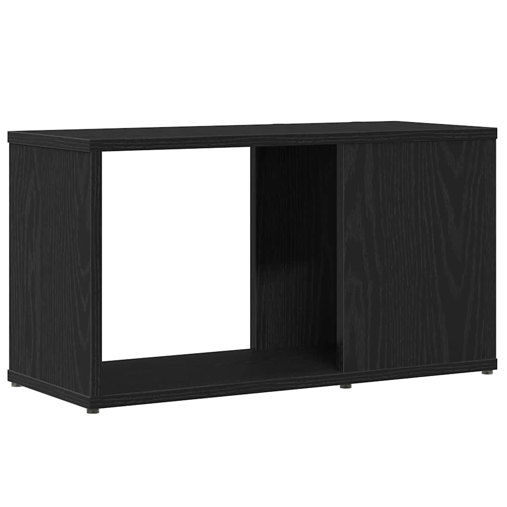 Meuble TV chêne noir 60x24x32 cm bois d'ingénierie - XIOS