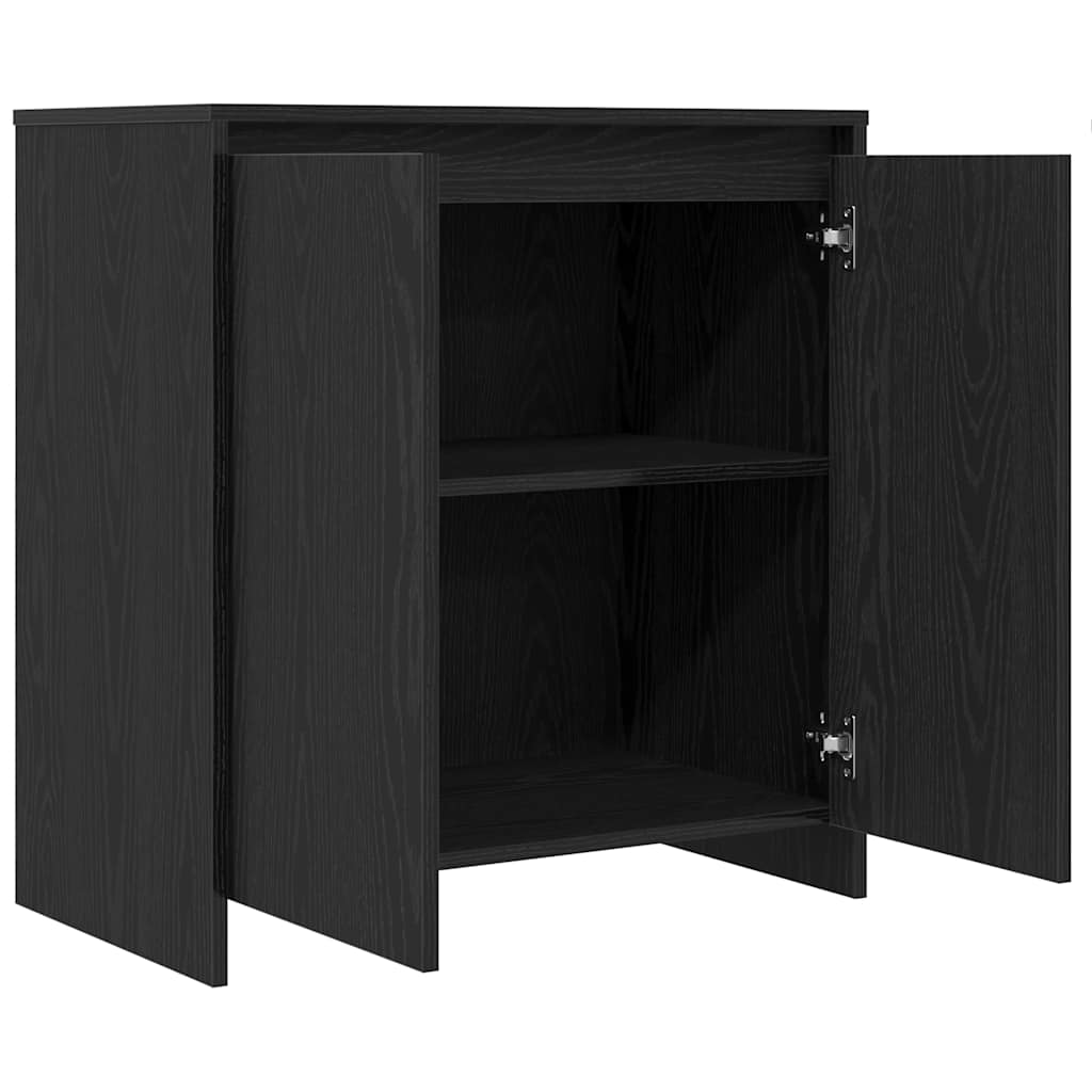 Buffet Chêne noir 70x41x75 cm Bois d'ingénierie - XIOS