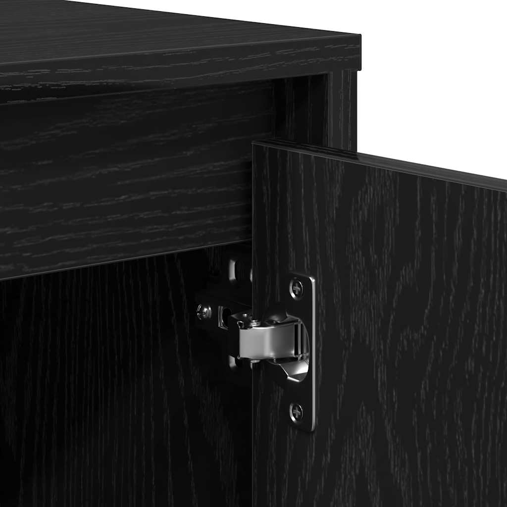Buffet Chêne noir 70x41x75 cm Bois d'ingénierie - XIOS