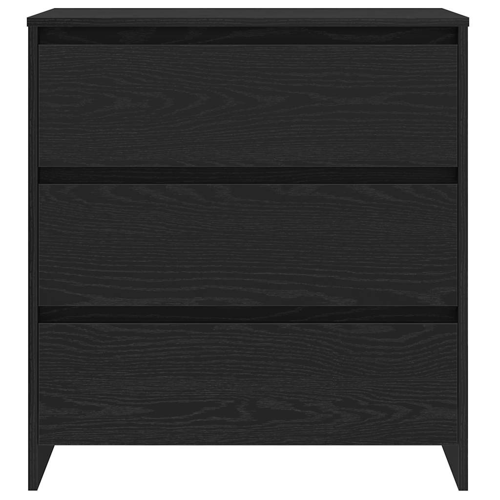 Buffet en chêne noir 70 x 41 x 75 cm bois d'ingénierie - XIOS