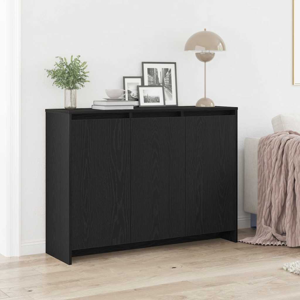 Buffet Noir 102 x 33 x 75 cm Bois d'ingénierie - XIOS