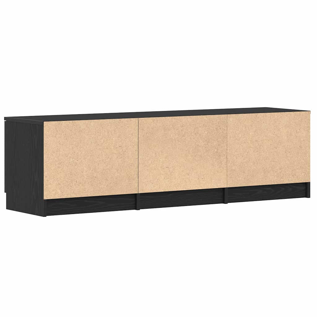 Meuble TV avec tiroir Noir 140 x 35 x 40 cm Bois d'ingénierie - XIOS
