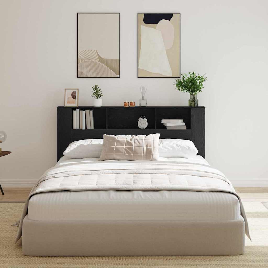 Cabinet de Tête de Lit Chêne noir 180 x 18.5 x 102.5 cm - XIOS