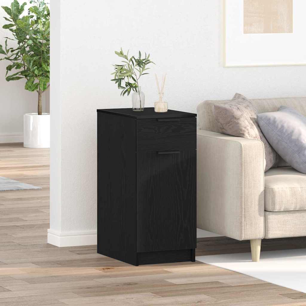 Cabinet de Bureau Chêne noir 33 x 50 x 75 cm Bois d'ingénierie - XIOS