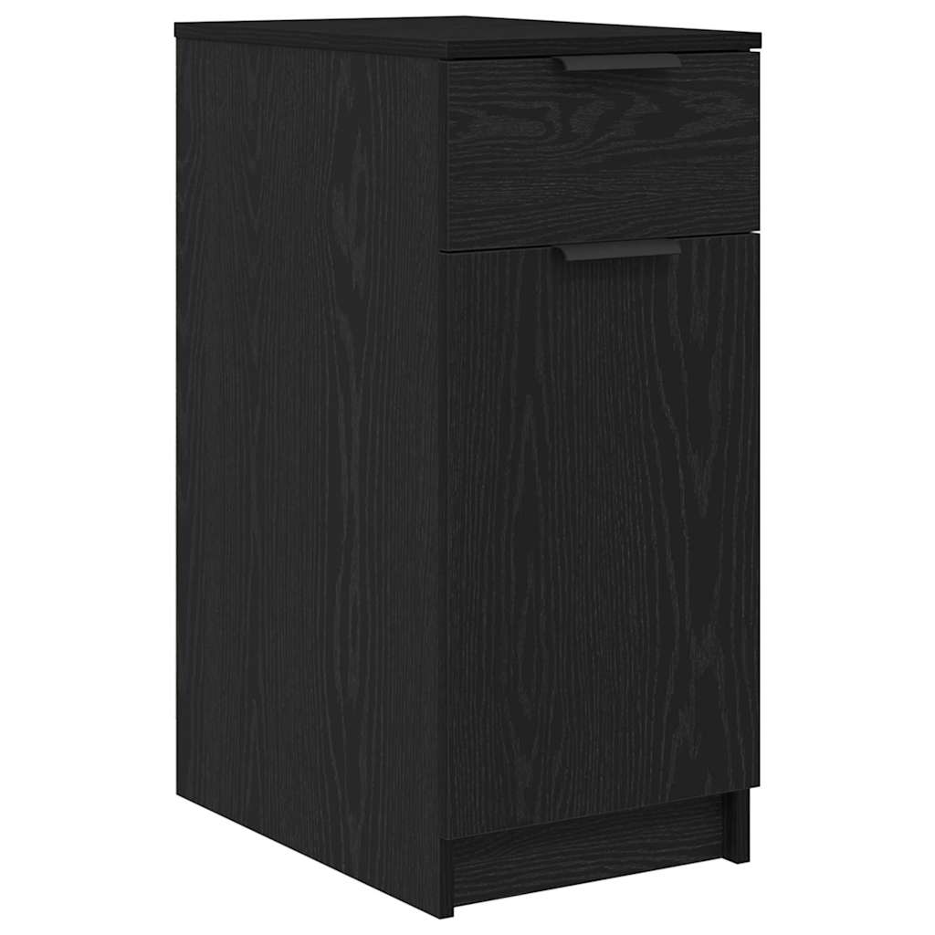 Meuble de bureau Chêne noir 33 x 50 x 75 cm Bois d'ingénierie - XIOS