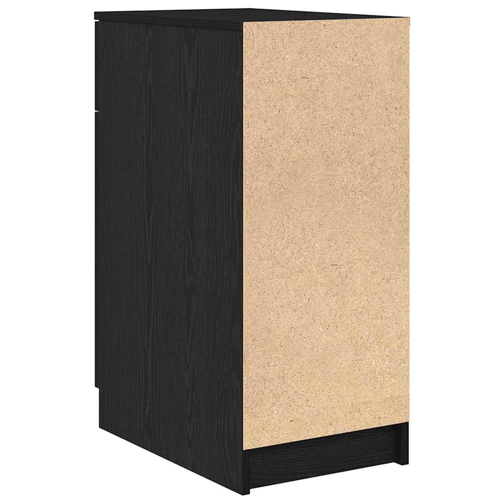 Cabinet de Bureau Chêne noir 33 x 50 x 75 cm Bois d'ingénierie - XIOS