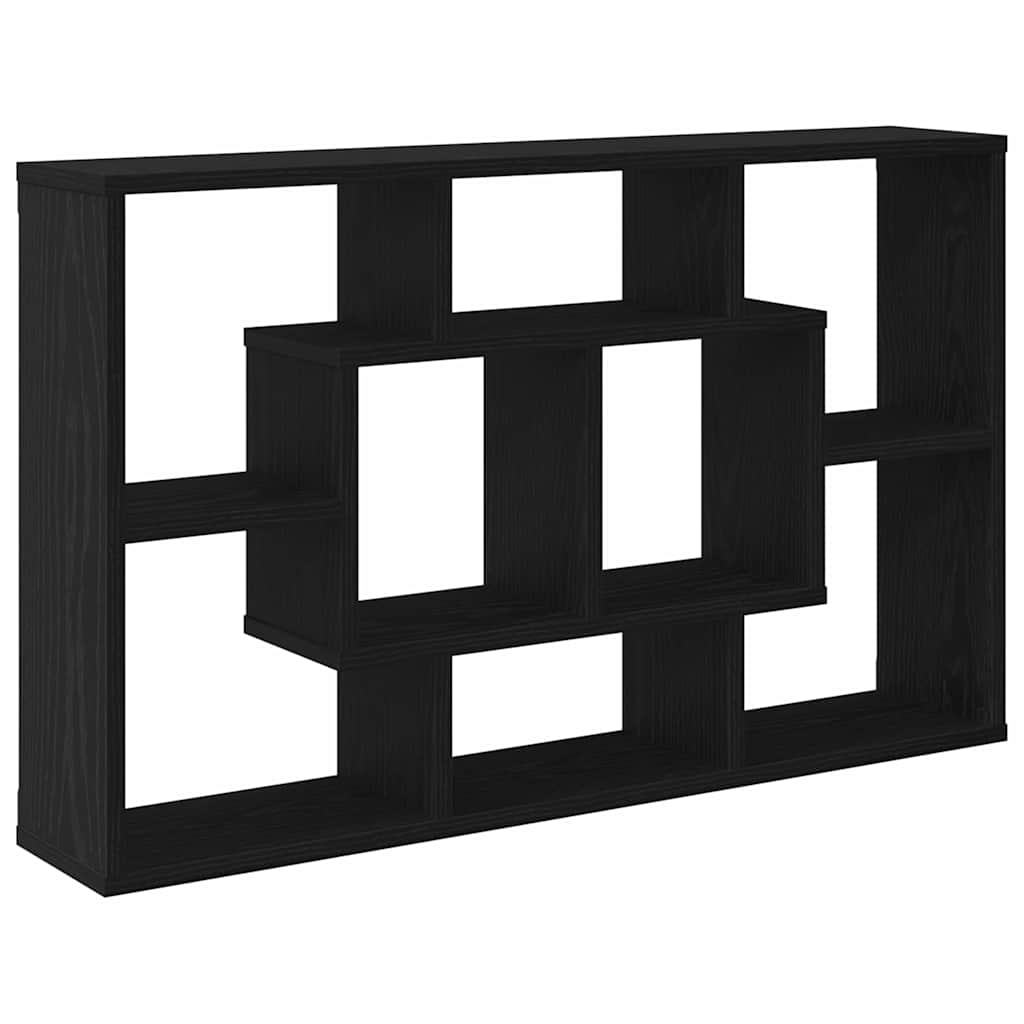 Étagère Murale Chêne noir 85 x 16 x 52.5 cm Bois d'ingénierie - XIOS
