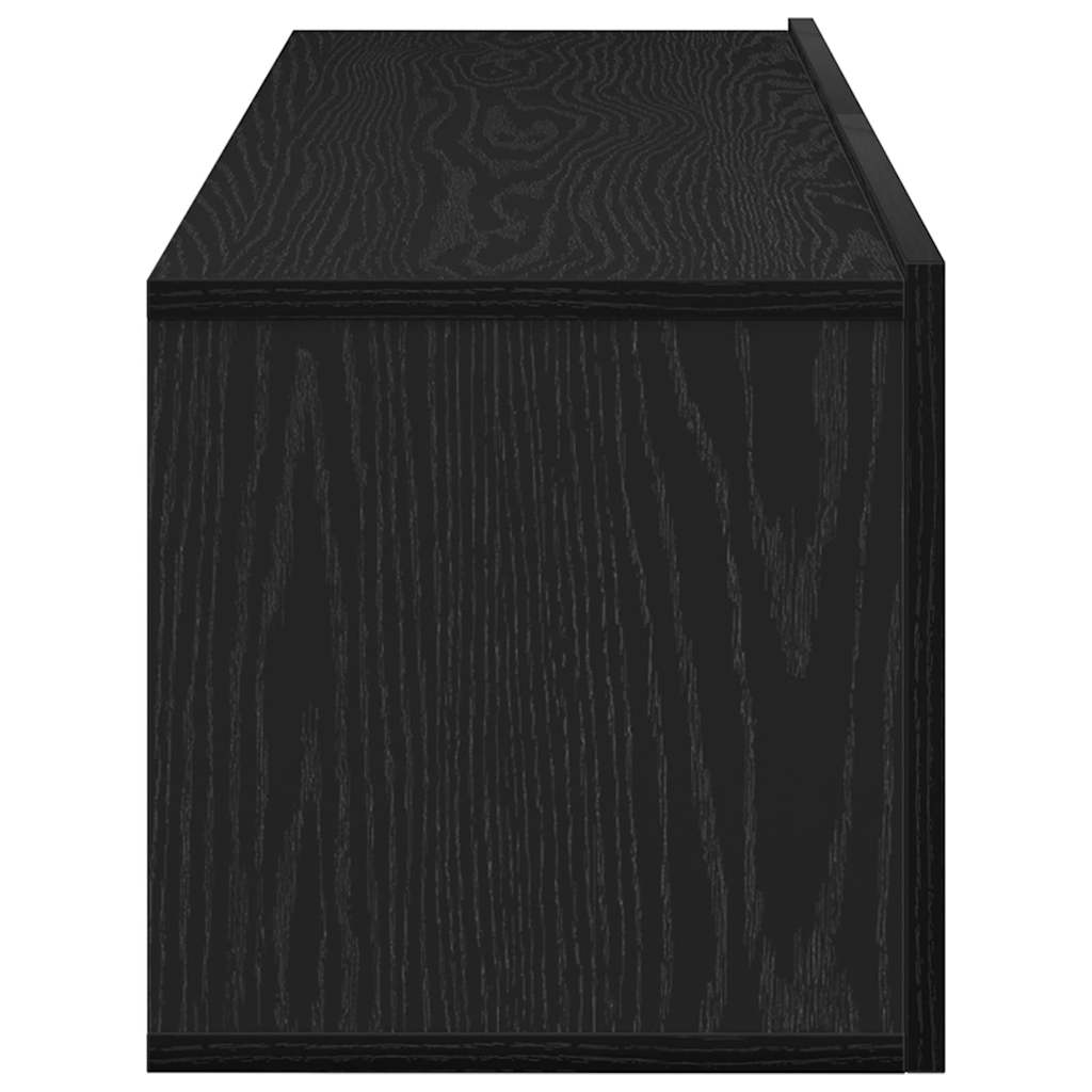 Meuble TV 2 pcs Noir 100 x 30 x 30 cm Bois d'ingénierie - XIOS
