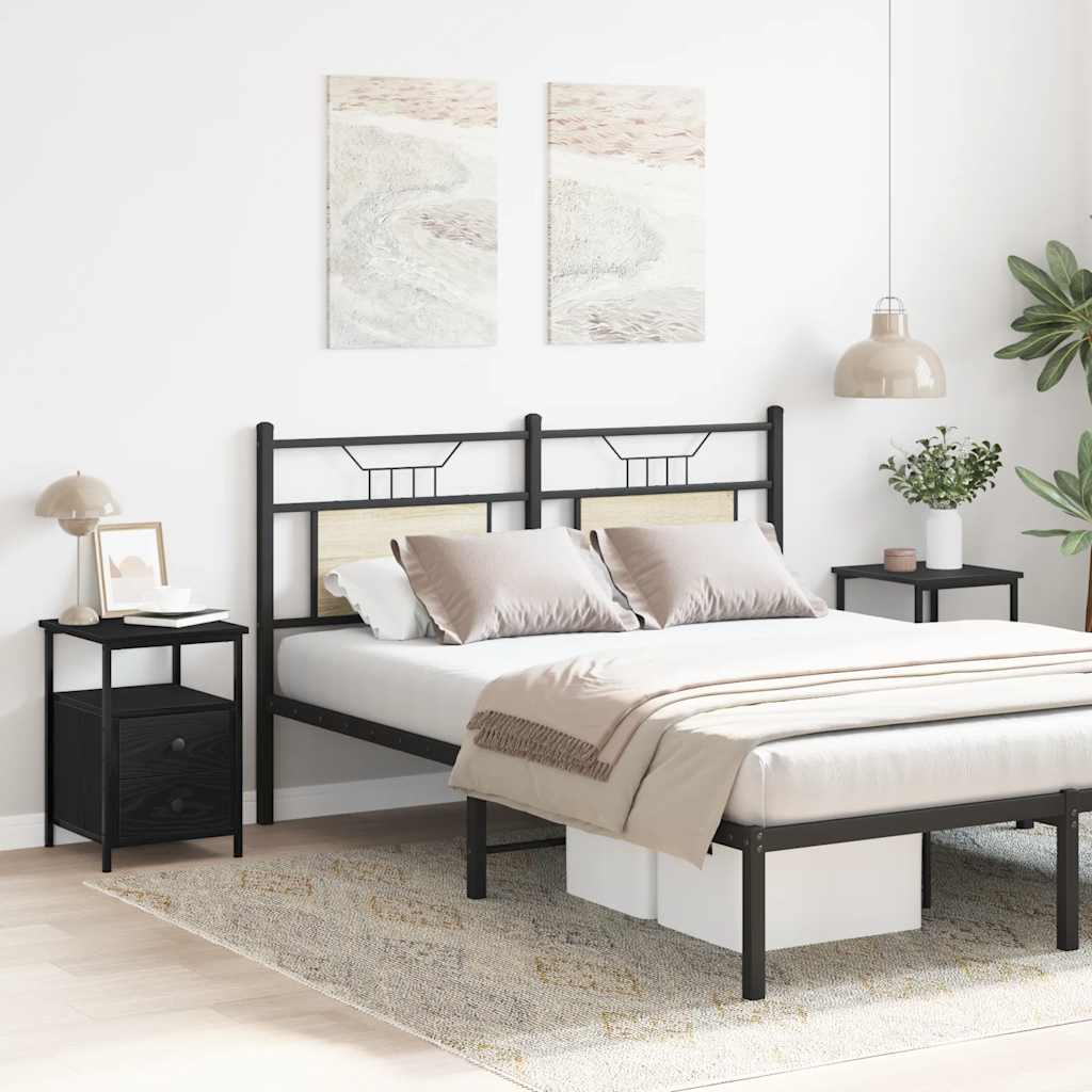 Tables de chevet 2 pièces Chêne noir 34 x 35,5 x 50 cm Bois d'ingénierie - XIOS