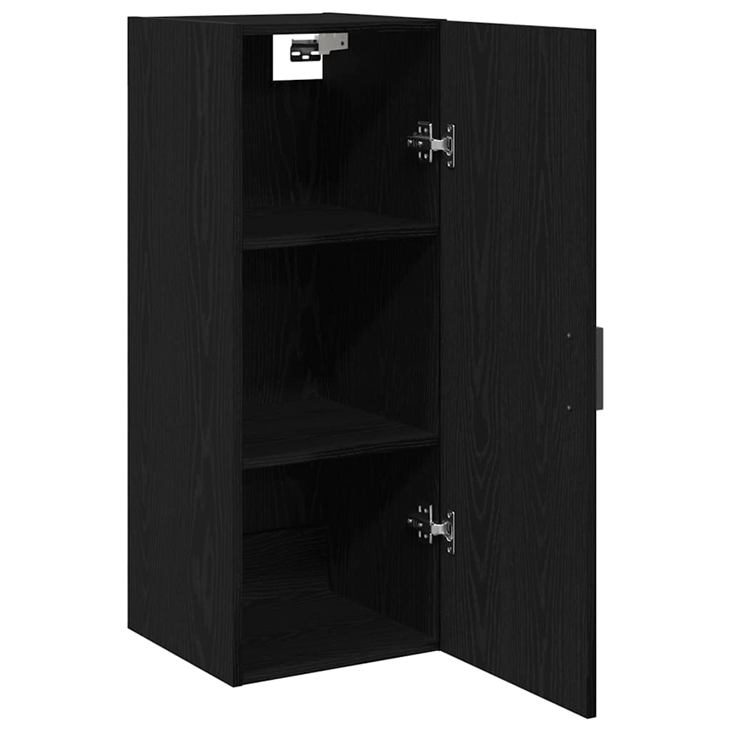 Armoire murale en chêne noir 34,5 x 34 x 90 cm Bois d'ingénierie - XIOS