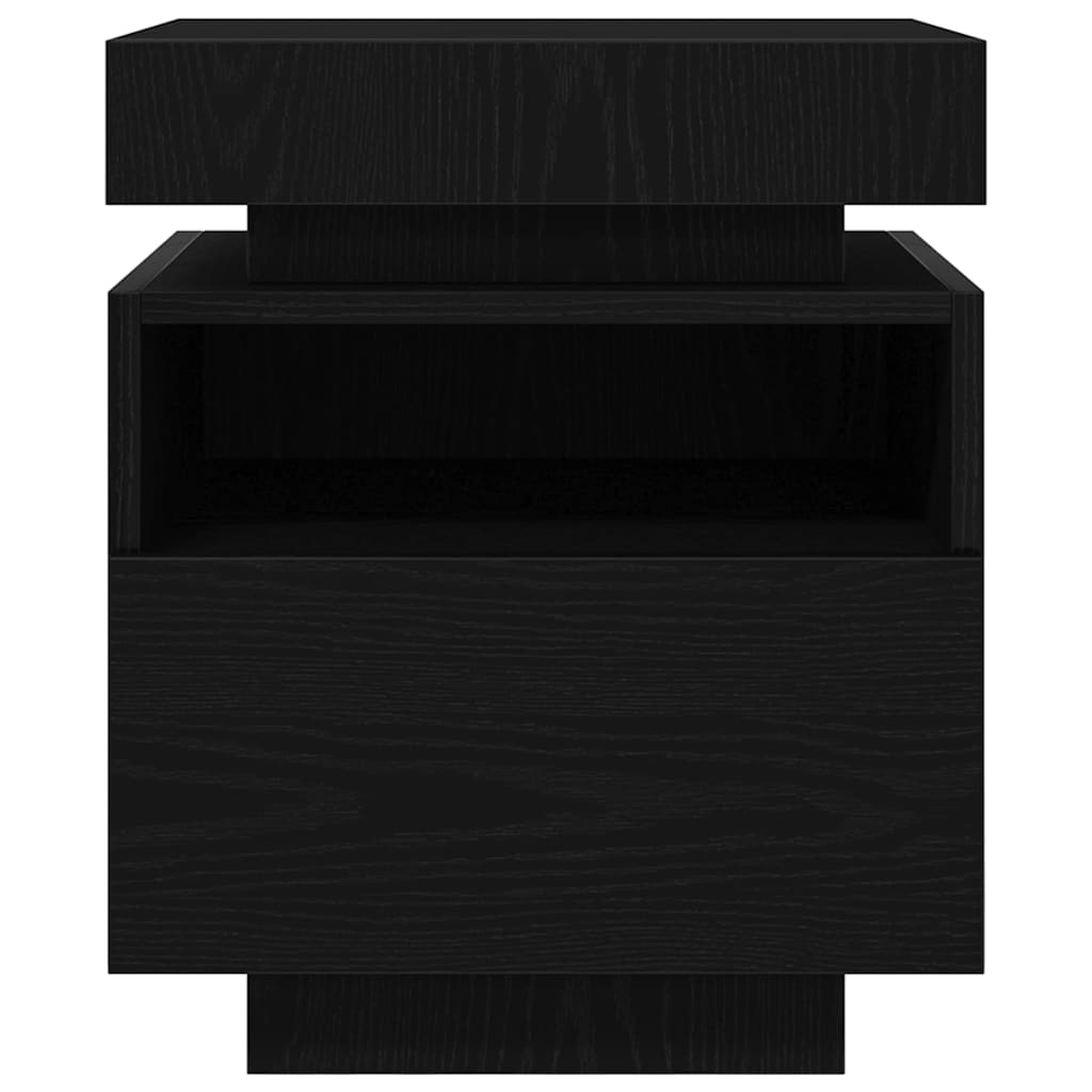 Cabinet de chevet 2 pcs Chêne noir 40 x 39 x 48,5 cm - XIOS