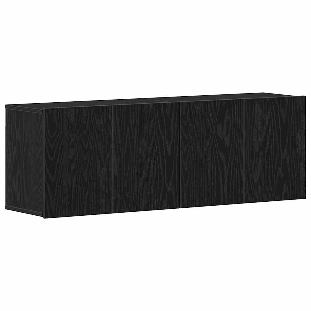 Meubles TV 2 pièces Chêne noir 120 x 30 x 41 cm Bois d'ingénierie - XIOS