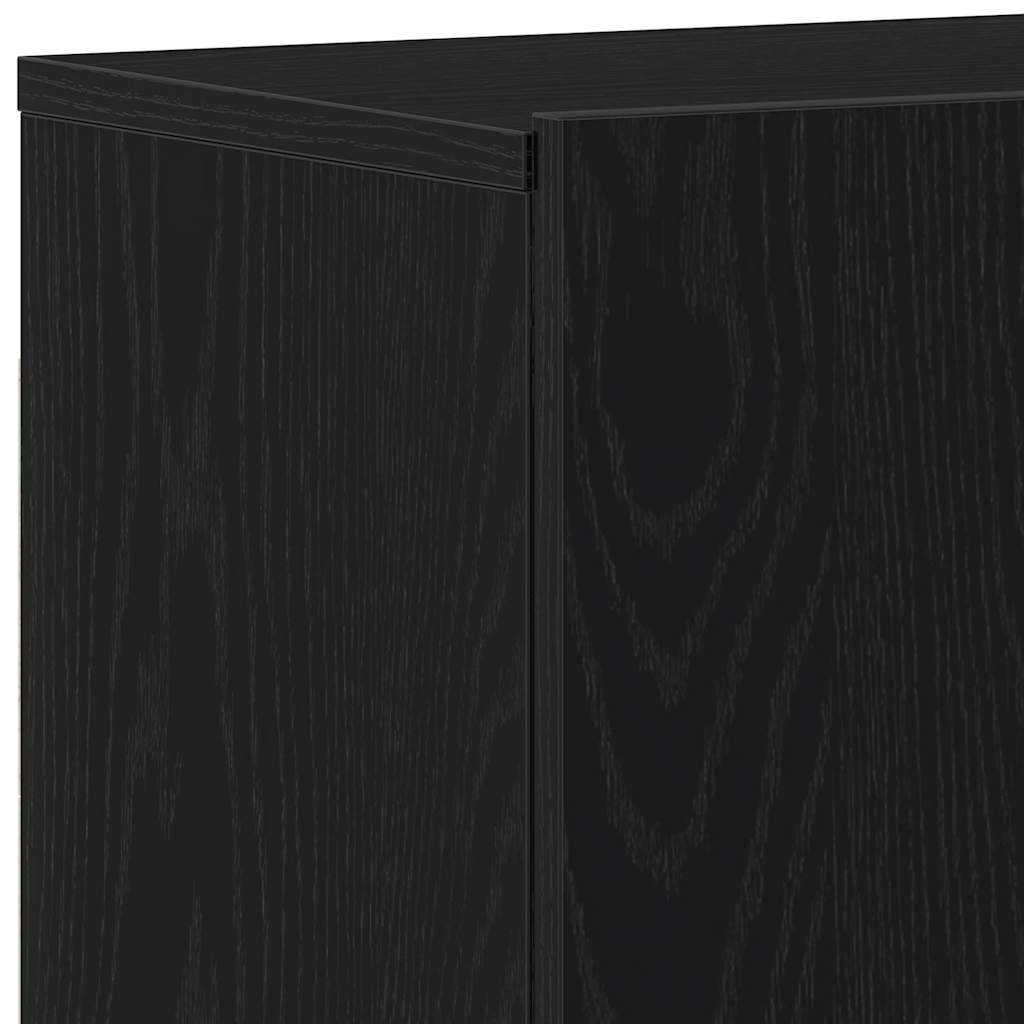 Meubles TV 2 pièces Chêne noir 160 x 30 x 41 cm Bois d'ingénierie - XIOS