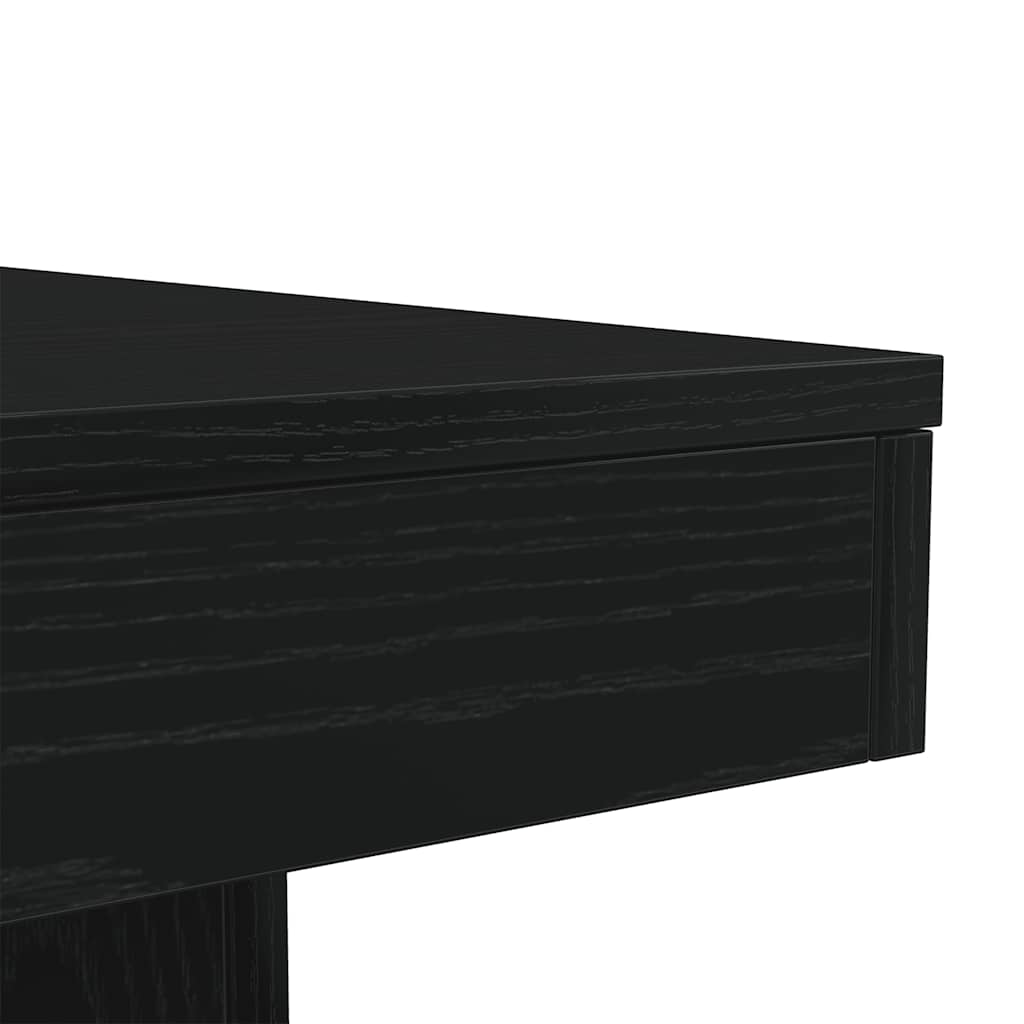 Table basse avec lumières LED chêne noir 90x50x40 cm - XIOS