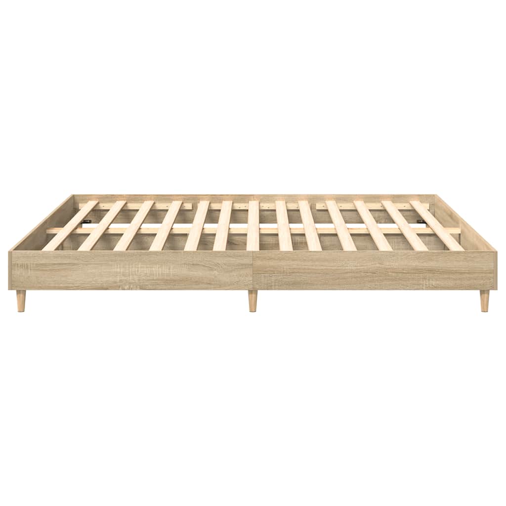 Cadre de lit sans matelas chêne sonoma 200x200 cm - XIOS