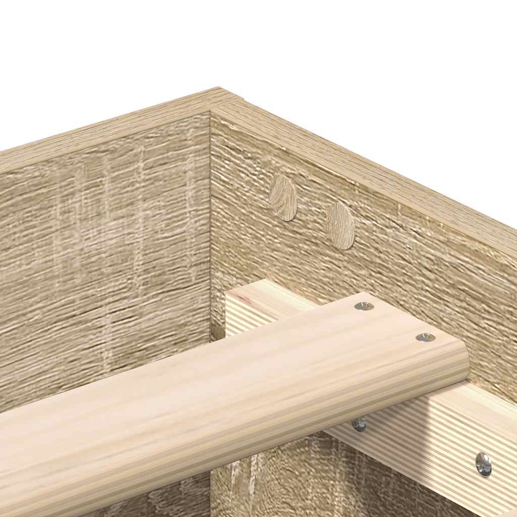 Cadre de lit sans matelas chêne sonoma 150x200 cm - XIOS