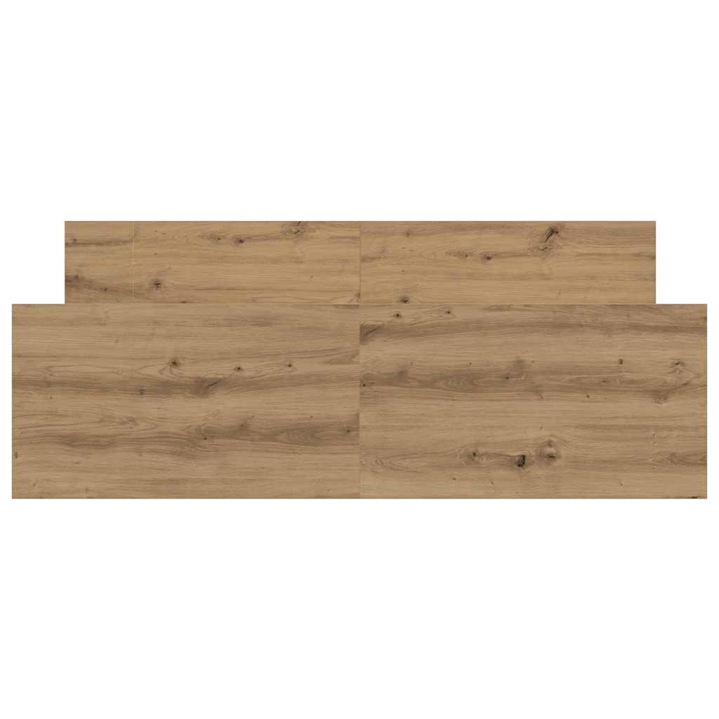Cadre de lit sans matelas chêne artisanal 140x200 cm - XIOS