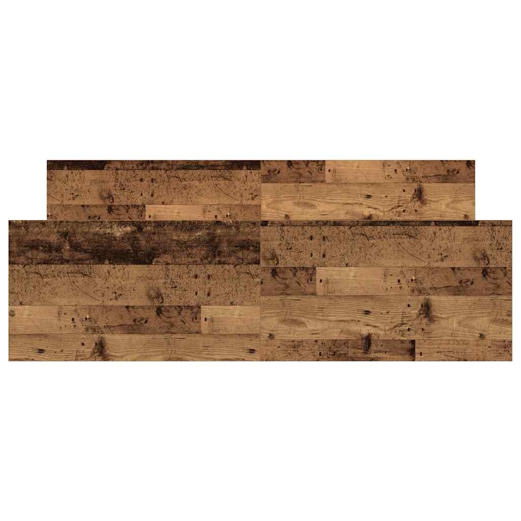 Cadre de lit sans matelas vieux bois 150x200 cm bois ingénierie - XIOS