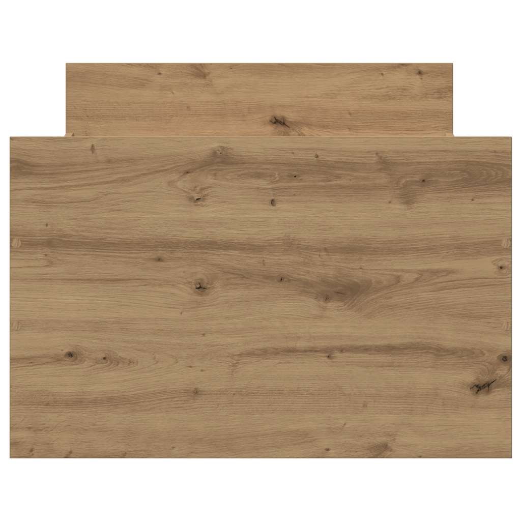 Cadre de lit sans matelas chêne artisanal 100x200 cm - XIOS