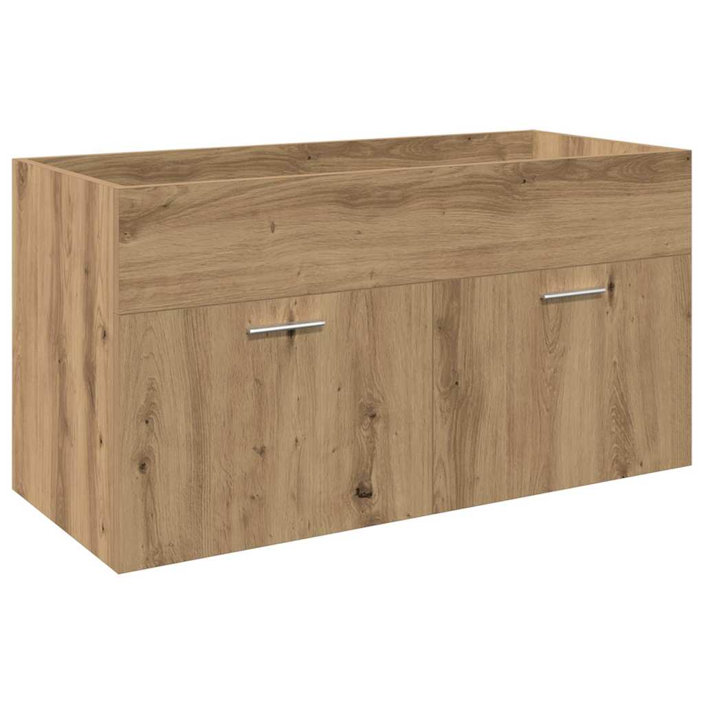 Ensemble de meubles salle de bain 3 pcs bois d'ingénierie