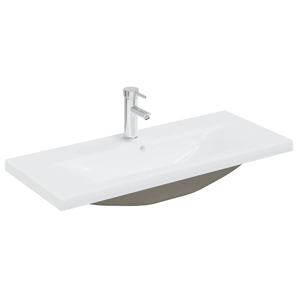 Ensemble de meubles salle de bain 3 pcs bois d'ingénierie