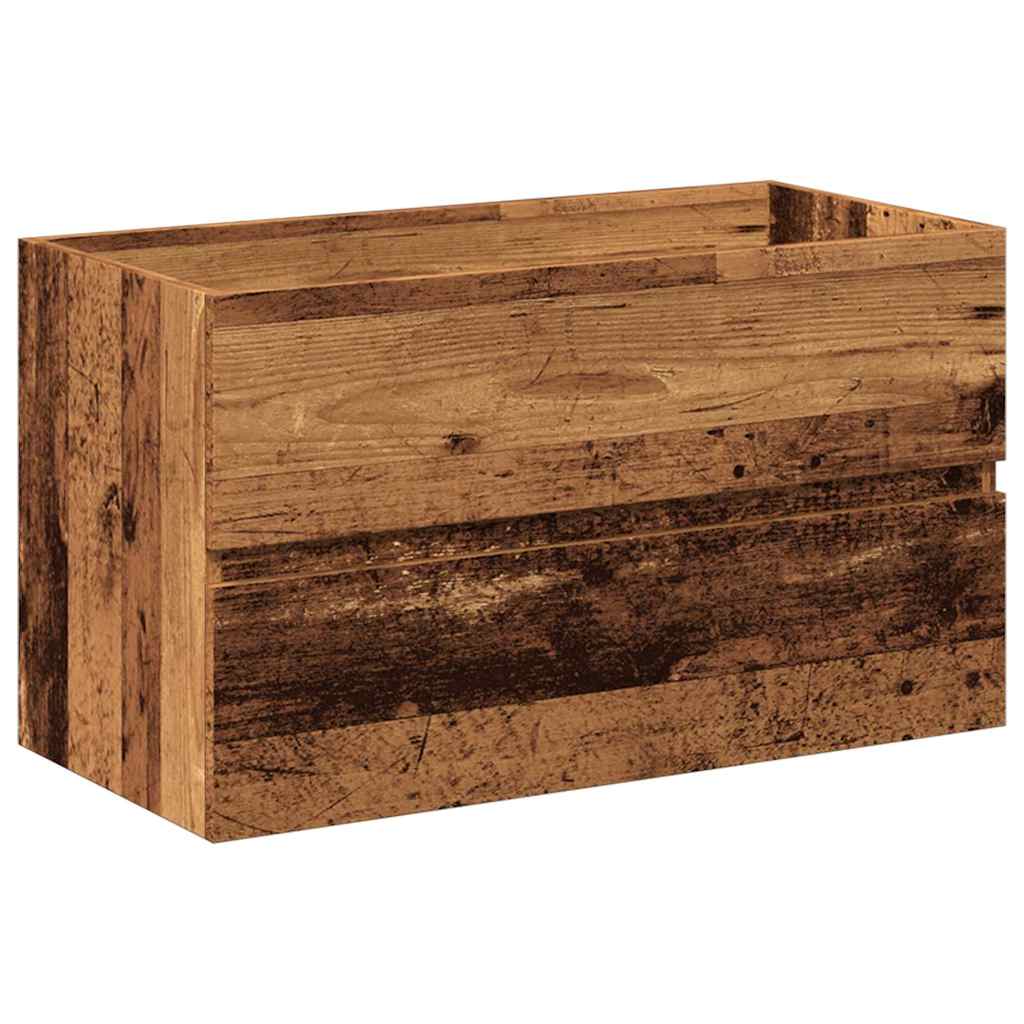 Ensemble de meubles salle de bain bois d'ingénierie