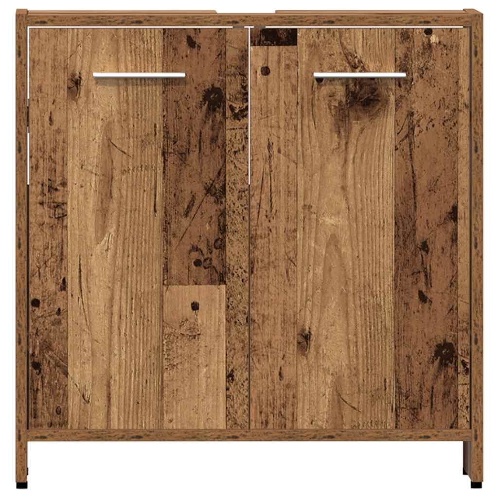 Ensemble de meubles salle de bain 4 pcs bois d'ingénierie